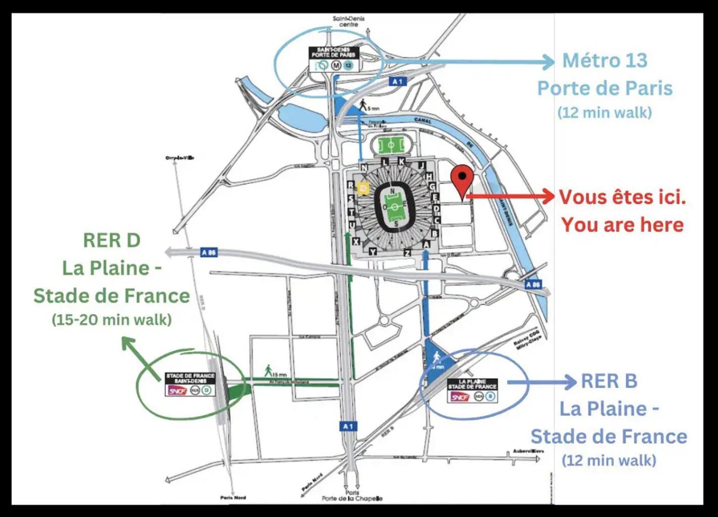 StayLib - Garden Flat 45m2 Paris Stade de France Saint-Denis  Exterior foto